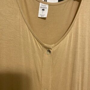 Kate Quinn Tan/yellowish Button down dress